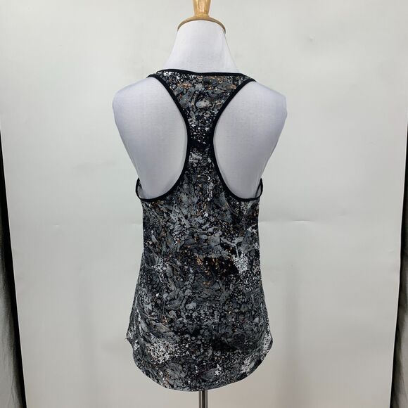 Fabletics Eiffel Tank Women M Medium Gilded Granite Scoop Neck Stretch Racerback - Picture 6 of 13